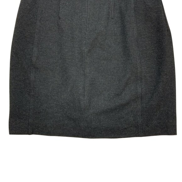 M.M. Lafleur The Crosby Skirt Textured Ponte 6 Charcoal Mini High Rise - Picture 9 of 11